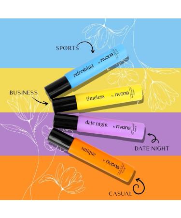 Riv'ona Versatile Floral Perfume Gift Set For Men & Women | Fragrances Perfume Set | Long Lasting Eau De Parfum Fragrance | Pack Of 4 X 15Ml | 60ml (2.02 Fl Oz) - Buy Online on GoSupps.com