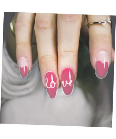 Beatifufu 5 Sheets Nail Stickers Nail Polish Stickers French Manicure Strips Gel Nail Kit French Manicure Nail Wraps Gel Stickers for Nails Gel Nail Sticker French Nail Sticker Clear Nail - Buy Online on GoSupps.com