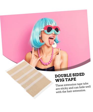 FRCOLOR 6 Sheets Double-sided Tape Wigs Tapes Replacement Hair Extension Replacement Tape Hair Tape Extension Tape Replacement Hair Ribbons Hair Extensions Tape Bangs Adhesive Extend - Buy Online on GoSupps.com