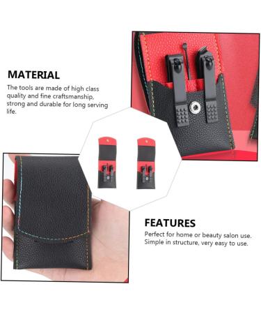 Ipetboom 2 Sets Nail Scissors Set Nail Cutters Household Cleaning Tools Cuticle Remover Ear Cleaning Scoop Ingrown Toenail Tools Nail Care Cosmetic Earplugs Stainless Steel Travel - Buy Online on GoSupps.com