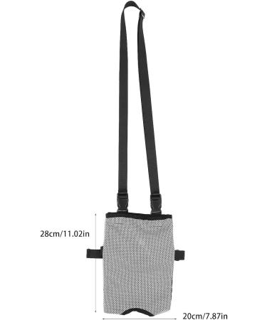 Asixxsix Urine Drainage Bag Holder 2000ml - Durable Foley Catheter Bag Cover with Adjustable Strap & Invisible Slit (Gray) - Buy Online on GoSupps.com