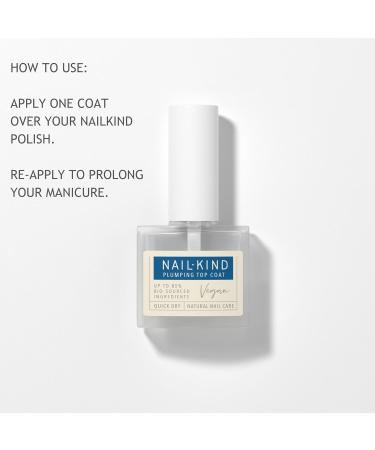 NAILKIND Plumping Top Coat - Mr Volume - Instant Gel-Look Shine - Voluminous Finish - Quick Dry Top Coat - Long Lasting Top Coat - Seals Nail Colour - Enhances Durability - 8ml Nail Plumping Top Coat - Buy Online on GoSupps.com