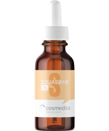 Cosmedica Skincare Squalane Oil - 100% Pure Olive-Derived Moisturizer for Soft Balanced Skin - Hypoallergenic Vegan - 1 Fl Oz