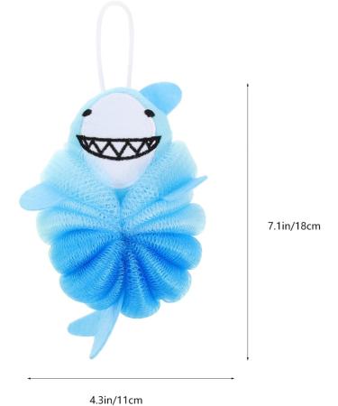 FOMIYES 2pcs Baby Loofah Exfoliating Bath Puff | Cute Animal Shower Scrubber 18x11CM | Ideal for Kids & Gentle Cleansing - Buy Online on GoSupps.com
