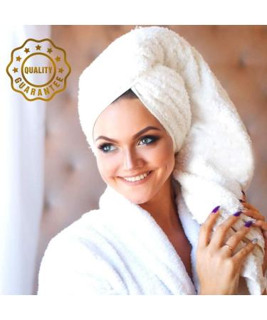 Wealuxe White Bath Towels 24x50 Inch - 6 Pack Cotton Towel Set for Bathroom, Hotel, Gym, Spa - Soft, Absorbent, Quick Dry - Buy Online on GoSupps.com