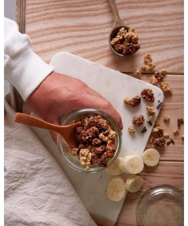 FUEL10K Protein Boosted Chunky Granola Chocolate Loaded Gram Box - High Fibre Vitamin Boosted Vegan Cereal with Dark Chocolate Pieces Jumbo Oats & Pumpkin Seeds 1KG Deal Pack | Sold by EPL - Buy Online on GoSupps.com