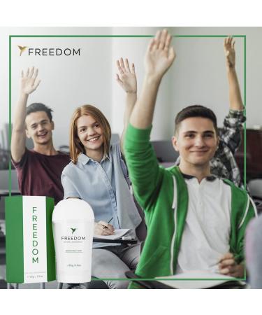 FREEDOM Natural Deodorant - Aluminum & Paraben Free, 24-Hour Odor Protection (Bergamot Mint) - Buy Online on GoSupps.com