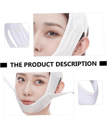 DOITOOL 1pc Face Shaping Belt Facial Slimming Chin Lift Belt Professional -lift Strap V Line Lifting Belt Facial Beauty Supply Women v Line Strap White Far Fabric - Buy Online on GoSupps.com