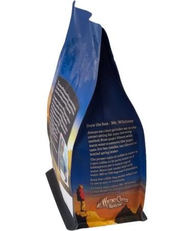 Mt. Whitney Organic French Roast Dark Whole Bean Coffee - 12 oz | Premium Quality - Buy Online on GoSupps.com