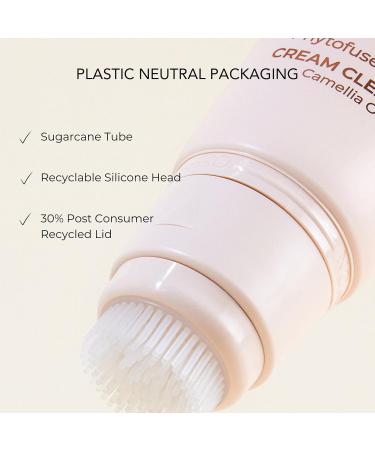 INIKA Organic Phytofuse Renew Cream Cleanser | Sensitive 100% Natural Deeply Cleanse & Boost Ccirculation. Restores Hydration & Protects Skin Barrier. 100mL - Buy Online on GoSupps.com