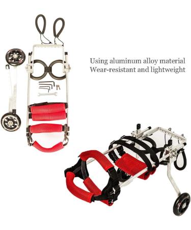 Dog/Doggie/Puppy/Cat/Kitten/Pet Dog Wheelchair Back Legs Light Weight Mobility Dog Wheelchair Hind Legs Rehabilitation Sports & Outdoors Adjustable Dog Bicycle Trailers Medium - Buy Online on GoSupps.com