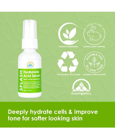 Hyaluronic Acid Serum for Skin - Hydrating Face Serum with Vitamin C & Vitamin E | Best Hyaluronic Acid for Your Face | Paraben-Free For Normal to Dry Skin (1fl.oz/30ml) - Buy Online on GoSupps.com