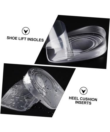 FOMIYES Heightening Insoles for Men - Invisible Heel Cushion Inserts Gel Damping Shoe Pads 2 Pairs of Height Boosting Insoles - Buy Online on GoSupps.com