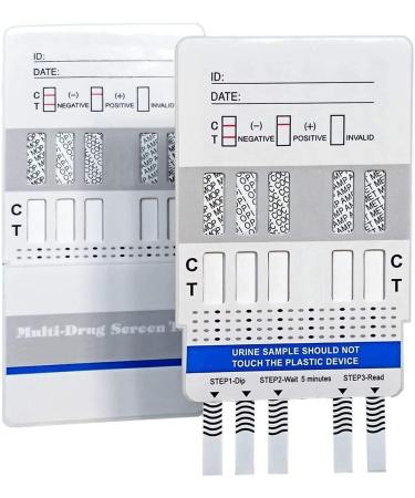 5 x One+Step Multi Drug Test - Determination of 5 types of drugs with one test