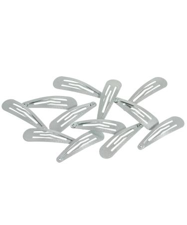 Anti-Slide Silver Shimmering Hair Clips - 12 Pack 5cm | Stylish Storage Box Included (Pink) | International Shipping - Buy Online on GoSupps.com