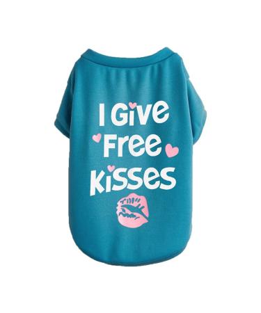 Pet clothing spring summer pet breathable comfortable clothing cute printed pet clothing for cats dogs chihuahua coat (e l) l e