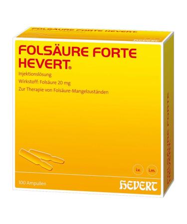 Folic acid forte Hevert ampoules 100 pcs. Ampoules 100 pieces (1 pack)