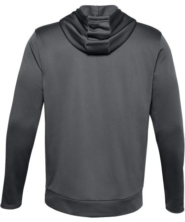 Under Armour Men's Armour Fleece Big Logo Hoodie in Pitch Gray/Halo Gray - XX-Large - Buy Online on GoSupps.com