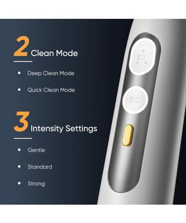 Soocas Neos Electric Toothbrush & Mouth Shower - 2-in-1 Portable Wireless Tooth Cleaning Kit 40x Plaque Removal Travel & Home Use White - Buy Online on GoSupps.com