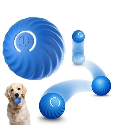 Ball interactive dog toy ball self -strolling ball dog Wicked Ball Dog interactive dog toy ball interactive dog ball toys hard -wearing automatic roller ball blue