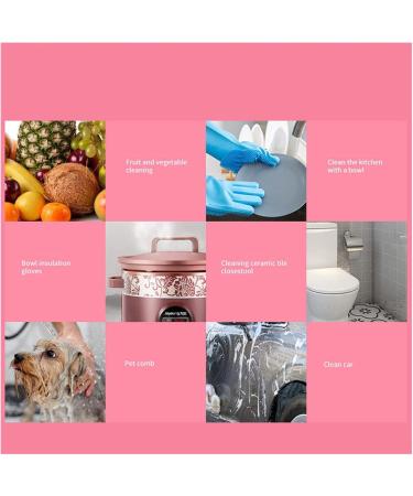 Silicone Gloves Cleaning Dishwashing Scrubber Dish Washing Sponge Rubber Silicone Gloves for Kitchen Cleaning Tools (Color : Purple Size : One Size) One Size Purple - Buy Online on GoSupps.com