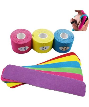 PreCut Kinesiology Tape Sport Pro - 20 Pre Cut 10 Inch Strips - Athletic Recovery Muscle Support - Pink TheWrapeutic Aid - Single Roll - Buy Online on GoSupps.com