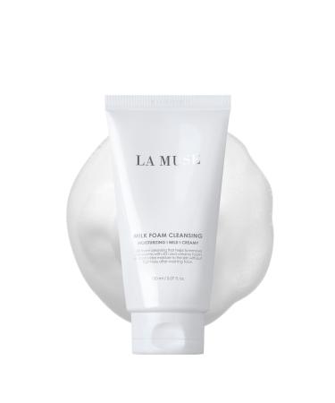 LA MUSE Milk Foam Cleansing - Naturally Derived Ingredients/Sensitive Skin/Skin Tone Milk Foam Cleansing - Naturally Derived Ingredients/Sensitive Skin/Skin Tone Care/Exfoliation Management