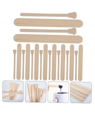 Minkissy 300 Pcs Waxed Wooden Sticks Set | Nose Hair Removal Rods | Professional Wax Tools & Depilatory Applicators for Makeup - Buy Online on GoSupps.com