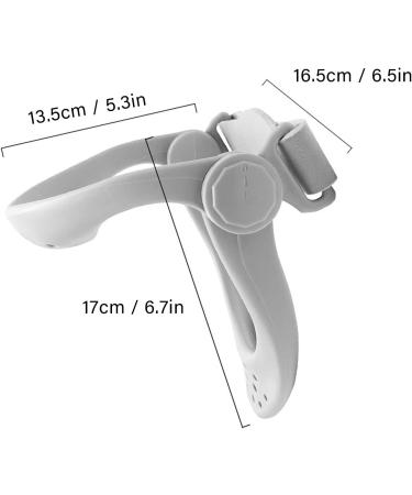 Tyenaza Posture Correction Neck Support - 360 Adjustable Cervical Traction Device for Pain Relief - Gray - Buy Online on GoSupps.com