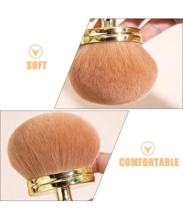 NOLITOY Golden Makeup Brush Set - Travel Foundation Blush Loose Powder & Concealer Brushes for Women | Premium Cosmetic Tools for Flawless Beauty - Buy Online on GoSupps.com