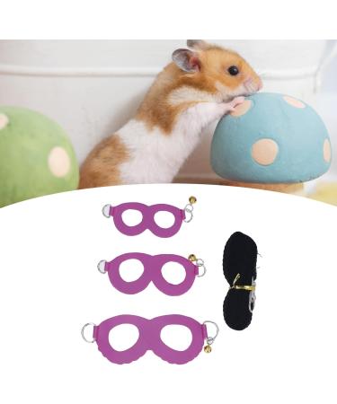 Shop Asixxsix Purple Dishwear & Leash Set for Hamsters Guinea Pigs & Ferrets - 3 Sizes Synthetic Leather Crockery & Nylon Line - Buy Online on GoSupps.com