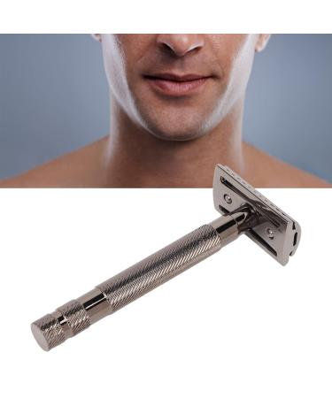 Buy Double-Sided Safety Razor Kit for Men | Razor Planes Blades & Stand - Premium Beard Grooming - Buy Online on GoSupps.com