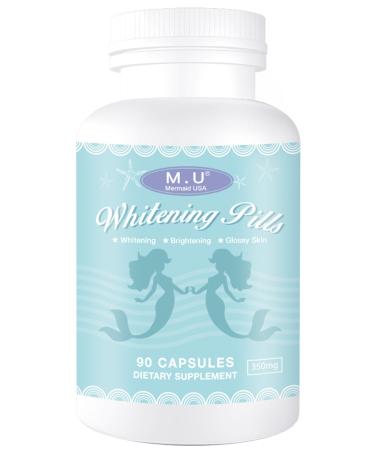 Magic Whitening pills for skin -Herbal Supplement -3 times better than glutathione - Focus on Clear Glossy Brightening and Smoothy Skin Support - Dark Spot Remover Acne & Acne scar Remover - NON GMO