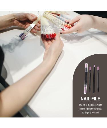 FRCOLOR Buffer Pens Nail Kits fingernail Files Pumice Double- Headed Nail Polishing Cuticle Remover Nursing Nail Plastic abs Mending Multitools 13x0.8cm - Buy Online on GoSupps.com