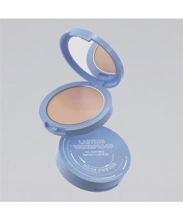 Pressed powder setting powder Matte Oil Control Face Powder Silky Matte Light Beauty Powder Makeup Face Powder Matte Oil Control Nude Makeup Pressed Powder Foundation - Buy Online on GoSupps.com
