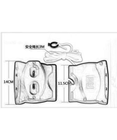 QTYUERGK Cleaner Glass Wiper Magnetic 12-Speed Magnetic Adjustment/3m Anti-Drop Rope/Large Handle Double Sided Magnetic Window Cleaner for Double/Triple/Hollow Glass Manual Colour:Blue (Col Cleane - Buy Online on GoSupps.com