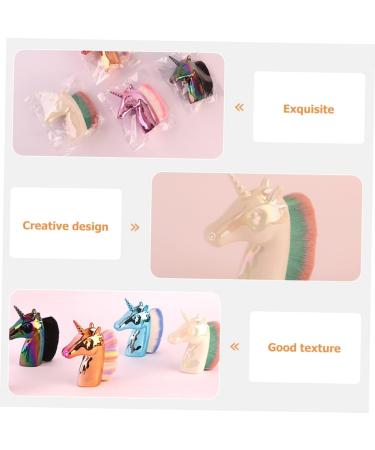 Ipetboom Nail Dust Cleaning Loose Powder Beauty Brush Nail Clean up Pen Nail Cleaner Makeup Brush Nail Cleaning Brush Mineral Foundation Powder Couple Toys Plastic Foundation Brush Make up 8.8x8x3.3cm Assorted Color - Buy Online on GoSupps.com