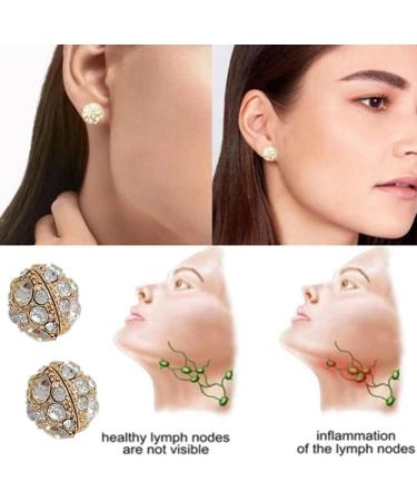 Dorina Ear Acupressure Magnetherapy Detox Earrings for Weight Loss - Silver - Buy Online on GoSupps.com