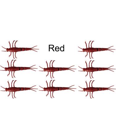 Savage Gear 3D LB PVC Mayfly - 8 Mayflies Imitation Red 5.0cm
