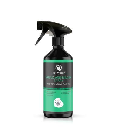 EcoValley Natural Black Mould And Mildew Remover Spray For Home Walls Multi Surface Mildew Cleaner For Caravan Damp Mold Treatment NEW FORMULA