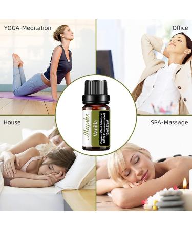 Organic Vanilla Essential Oil - 100% Pure Natural Vanilla Oil for Diffusers Humidifiers Massage Skin & Hair Care - 10ml - Buy Online on GoSupps.com