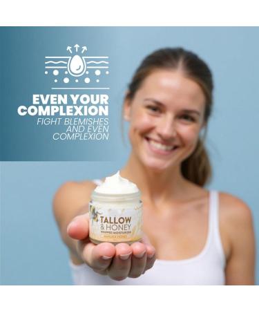 Jvjggag Tallow Honey Face Cream Moisturizer skin reassures numerous creams nurturing hydrating creams for the skin 60 g moistureinputing cream for the sensible skin smoothmaking talgoning - Buy Online on GoSupps.com
