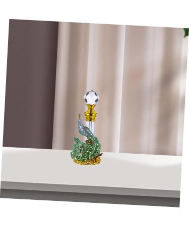 DOITOOL Perfume Bottle Essential Oil Bottle Vintage Desk Travel Aluminum Alloy 14x4x3cm Green - Buy Online on GoSupps.com