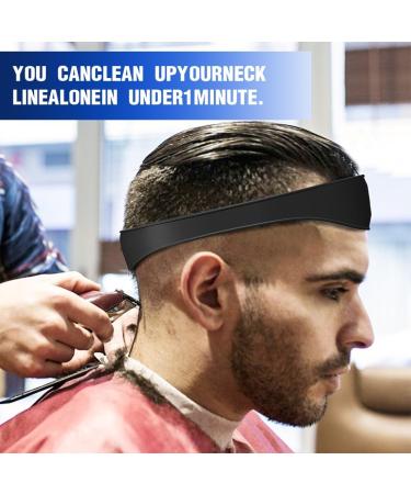 PLABBDPL Neckline Shaving Template Silicone Haircut Band Hair Trimming Guide Haircut Curved Band Silicone Haircut Band Stencil Curved Silicone Haircut Band for DIY Home Haircuts - Buy Online on GoSupps.com