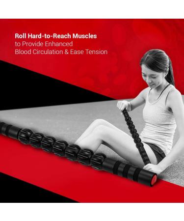 6-Piece Foam Roller Set for Pain Relief and Deep Tissue Massage | Includes Back Roller, Massage Stick, Foot Roller, and More - Buy Online on GoSupps.com