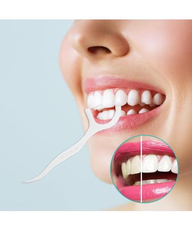 160 Disposable Dental Floss Sticks - Portable Tooth Silk for Travel & Hotel Use - Replacement Pack - Buy Online on GoSupps.com