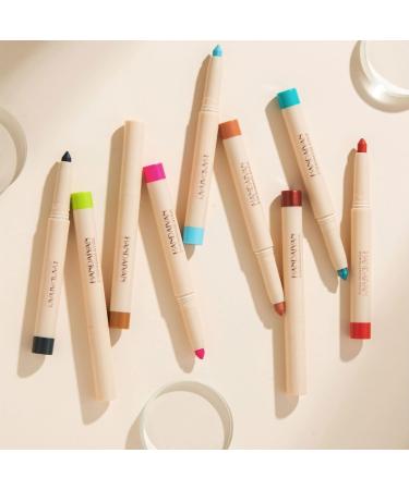 PICKX Cream Eyeshadow Stick Waterproof and color lasting eye shadow color-rich eyeshadow matte & pearlescent eyeshadow Fine-nib eyeshadow for detailed lines delicate and compact suitable for gift (16) - Buy Online on GoSupps.com