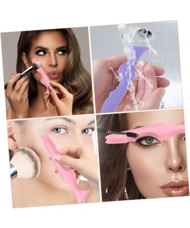 FRCOLOR 8 Pcs Silicone Beauty Ruler Purple Eyeliner Mold Facial Tools Mascara Applicator Multifunction Seal - Buy Online on GoSupps.com