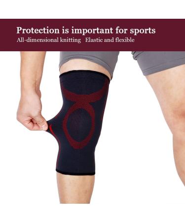 Buy Knee Support Brace for Volleyball Soccer & Basketball - Elastic Compression Sleeve for Men & Women - Buy Online on GoSupps.com