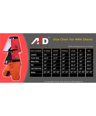 ARD New Extreme MMA Fight Shorts - Black Small | UFC Cage Fight Grappling Muay Thai Boxing - Buy Online on GoSupps.com